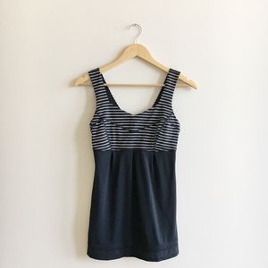 Lululemon Tame Me Tank Black White